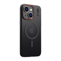 暴走 苹果iPhone13磁吸柔砂肤感透色轻薄保护壳 柔雾黑