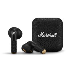 Marshall 马歇尔 MINOR IV 真无线重低音耳机 蓝牙触控 防水 长续航30小时 TWS耳麦 黑色