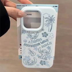 C 【裸机手感】史迪奇 液态硅胶 iPhone17ProMax手机壳 A款