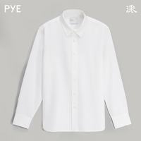 PYE派 男士纯棉长袖衬衫 白色 2XL