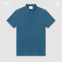 派 男士藏青色花灰针织POLO衫 2XL