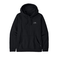 Patagonia 中性款 73 天际线直立连帽衫套头衫, 墨水黑色
