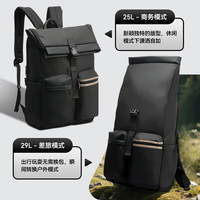 博牌 双肩包电脑包16英寸男士休闲弹簧大容量背包户外旅行包父亲节礼物