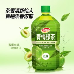 达利园 低糖青梅绿茶1Lx12瓶