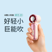 科风者 手持小风扇 半导体制冷冰敷 USB充电 白色 迷你款