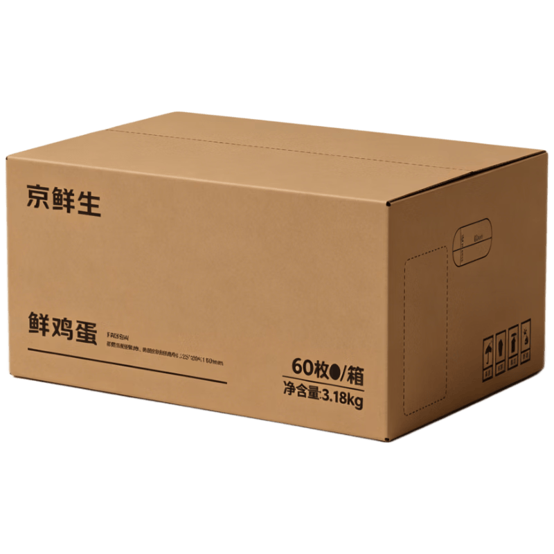 京鲜生 可生食鲜鸡蛋 60枚