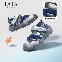 TATA/他她 儿童沙滩鞋包头凉鞋