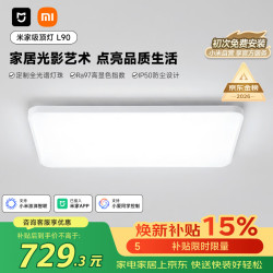 米家 吸顶灯 L90 智能控制 长方形现代客厅灯 小爱智能语音 115W