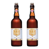 山树精 智美白帽啤酒 750ml*2瓶