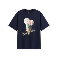 Gap/盖璞 印花大LOGO短袖T恤 海军蓝 L