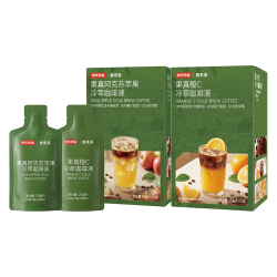 京东京造 黑咖啡浓缩液 橙C阿克苏苹果组合 20袋