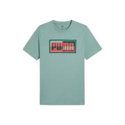 PUMA BOX TEE 男款印花T恤