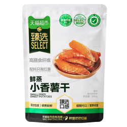 天猫超市 小香薯干300g*2袋天然地瓜干即食
