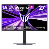 LG 27GM950B 27英寸5K Hyper Mini LED 高端显示器 5KAI超分 218PPI TUV防光晕 DP2.1满血 HDR1000