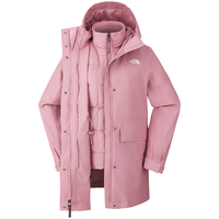 THE NORTH FACE/北面 三合一女户外中长款鹅绒内胆连帽外套