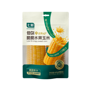 七鲜 低GI脆脆水果玉米 440g