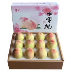 阳山 水蜜桃 4-5两12个 2.4kg 礼盒装