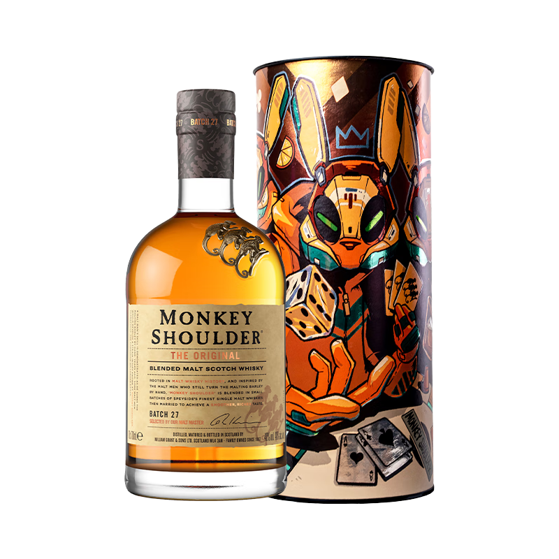 Monkey Shoulder/三只猴子 调配麦芽苏格兰威士忌 700ml