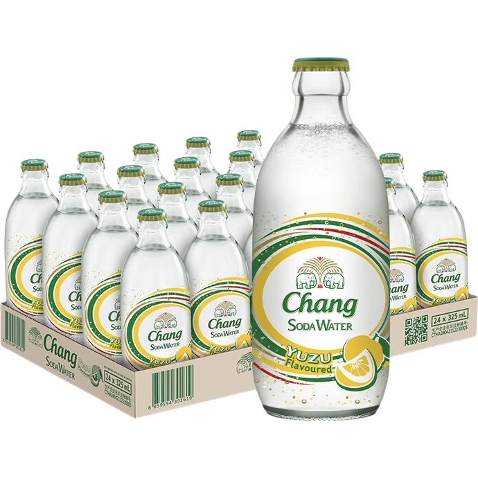 Chang/象牌 泰象苏打水柚子味 325ml*24瓶