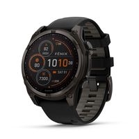 GARMIN 佳明 Fenix8 飞耐时8 户外运动腕表智能手表 跑步潜水徒步登山 实时心率检测 太阳能 钛黑 47mm