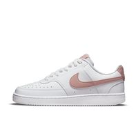 Nike 耐克 Court Vision Low Next Nature 女士运动鞋, 白色粉色牛津布, 38.5 EU