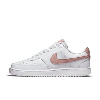 Nike 耐克 Court Vision Low Next Nature 女士运动鞋, 白色粉色牛津布, 38.5 EU