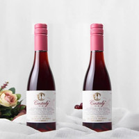 Castaly 马兰花桃红半甜葡萄酒红酒375ml*2支