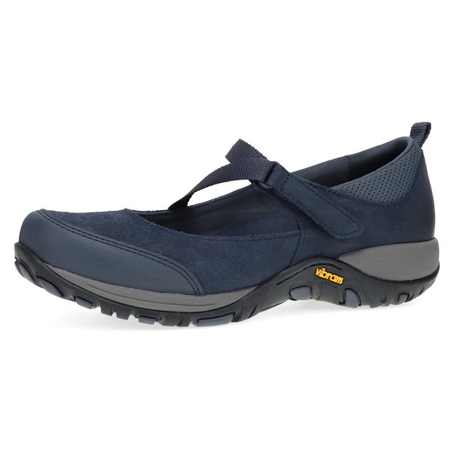 dansko Primrose 防水户外玛丽珍女士运动鞋 – 舒适、透气的步行鞋带足弓支撑 – 防滑橡胶外底, 海军蓝