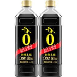 千禾 御藏本酿380天酱油1.17kg*2