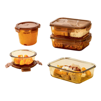 希乐扣Cilock玻璃饭盒 带饭可微波炉加热便当盒食品级大容量保鲜盒