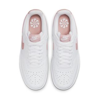 Nike 耐克 Court Vision Low Next Nature 女士运动鞋, 白色粉色牛津布, 38.5 EU