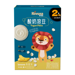 禾泱泱 酸奶溶豆18g高钙含益生菌宝宝零食入口易溶好吞咽