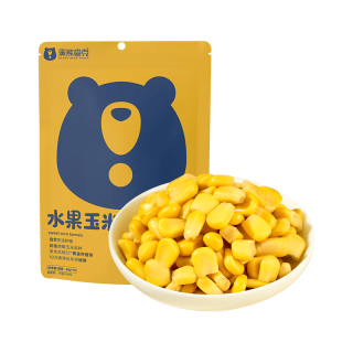 京鲜生 黑熊查克水果甜玉米粒1.6斤80g*10袋即食脆甜低脂源头直发
