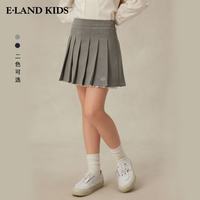 E·LAND KIDS 女童百褶短裙 藏青色 165cm