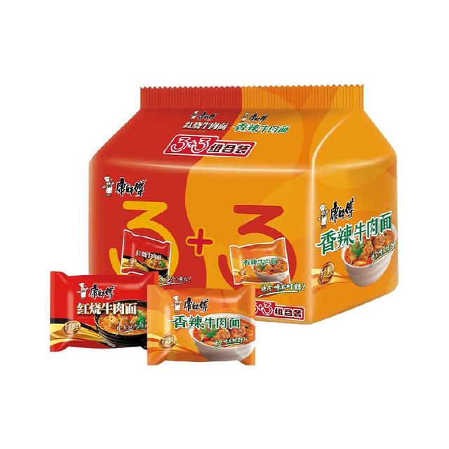 88VIP：康师傅 6袋！康师傅 红烧牛肉老母鸡汤面 方便面