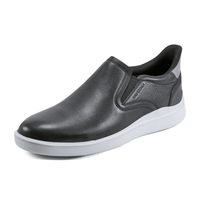 ROCKPORT 男性 时尚运动鞋 tristen m-tristens_blk01 柔软 Tristen Casual Slip-on Shoes Black Leather 8 Wide