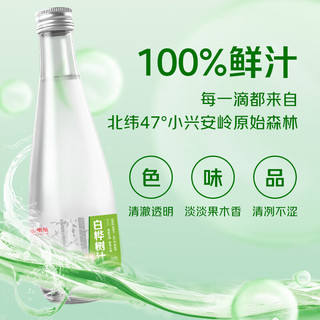 京觅 100%白桦树汁 NFC原液 330ml*36瓶 果汁饮料