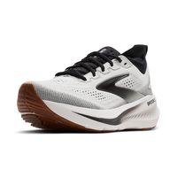 BROOKS 男式 Glycerin 23 中性跑鞋, 白色/黑色/口香糖