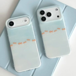 C 捡漏价！液态硅胶手机壳 晕染一排小金鱼 iPhone 17 Pro Max A款
