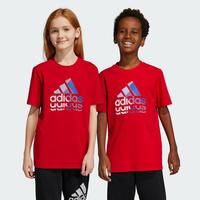 adidas 阿迪达斯 棉质透气 儿童短袖T恤