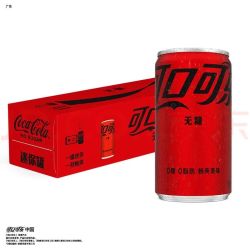 可口可乐 零度无糖碳酸饮料 200ml*12罐