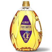 长寿花 冷榨亚麻籽油5L低温冷榨压榨一级家庭食用油