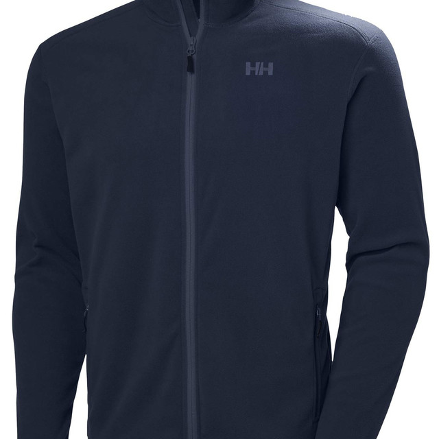 移动专享、移动端：HELLY HANSEN 男士抓绒夹克 蓝色 L