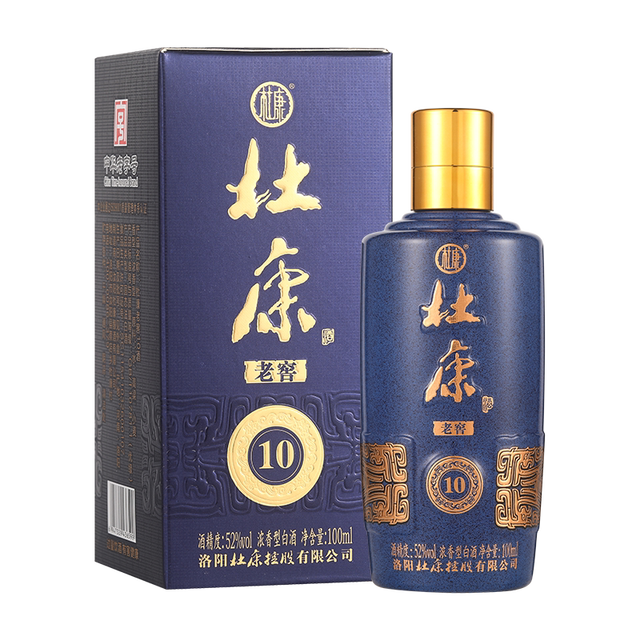 杜康 老窖10 52%vol 浓香型白酒 100ml单瓶装