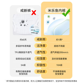 米乐鱼宝宝拉拉裤 10A抑菌超轻薄透气 3条装