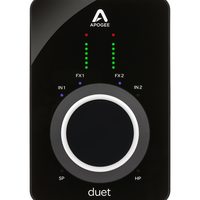 APOGEE Duet 3 - 2 通道 USB 音频接口，用于录制麦克风，吉他和MAC 和 PC键盘 - 非常适合录制、流媒体和播客