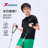 特步 儿童短袖T恤