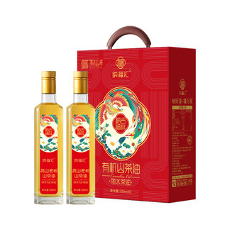 纳福汇 有机压榨一级山茶油 500ml*2瓶
