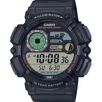CASIO 卡西欧 徒步 手表 男士 石英 双时区 WS-1500H-1