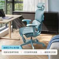 Ergonor保友 金豪E2 Pro 人体工学椅 冰川蓝+躺舒宝